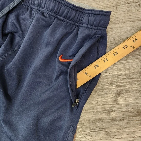 Chicago Bears Nike Official NFL Shield Logo Navy Dri Fit Onfield Pants Size M - Picture 9 of 13